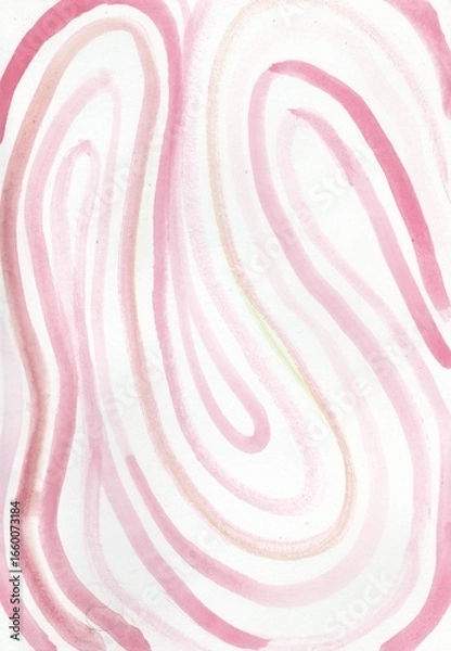 Obraz abstract background with pink spiral watercolor and paper tecture 