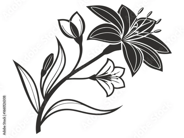 Fototapeta abstract floral background