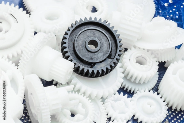 Obraz The plastic gear