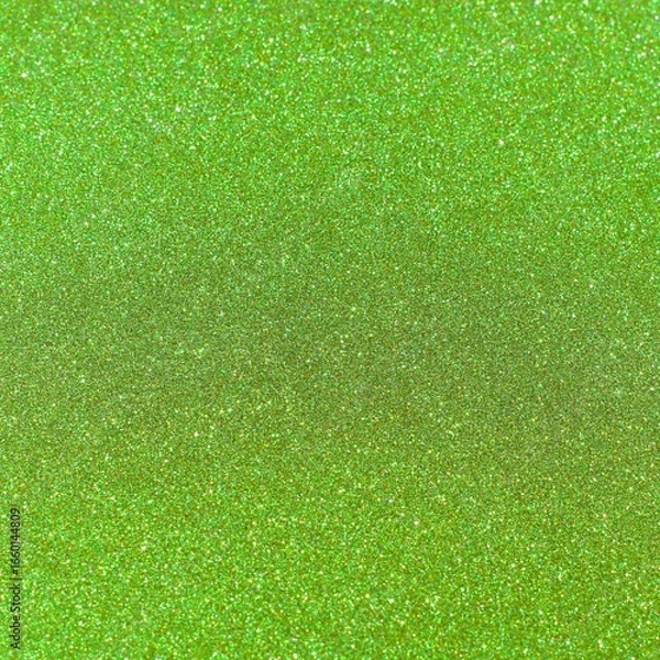 Fototapeta Green glitter bokeh circle glow blurred and blur abstract. Glittering shimmer bright luxury
