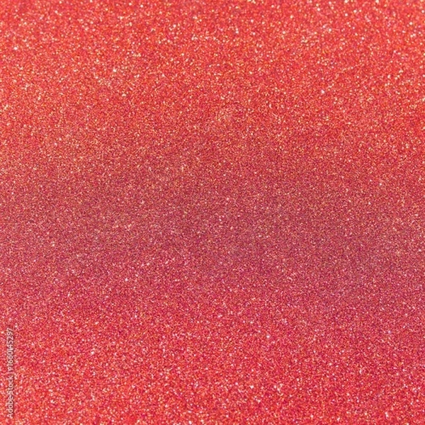 Fototapeta Red glitter bokeh circle glow blurred and blur abstract. Glittering shimmer bright luxury