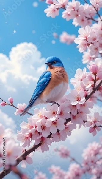 Obraz Pink cheery blossom 