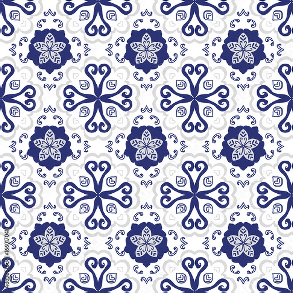 Fototapeta seamless floral pattern