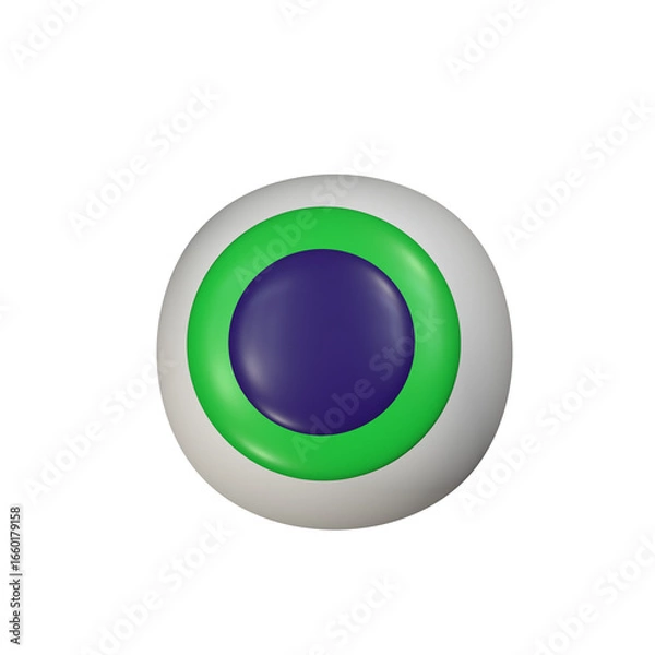Obraz color 3d buttons for web