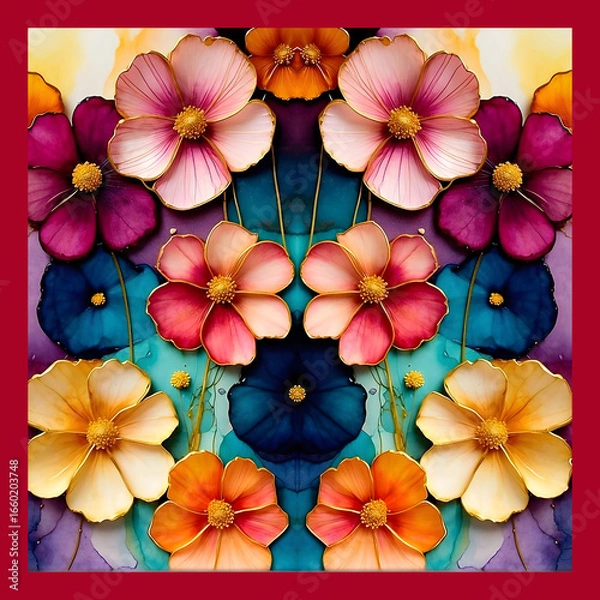 Fototapeta Shawl Scarf Pattern Graphic Design
