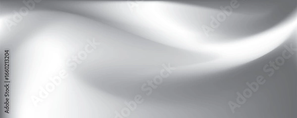 Fototapeta Abstract white and gray gradient background. Vector illustration.	