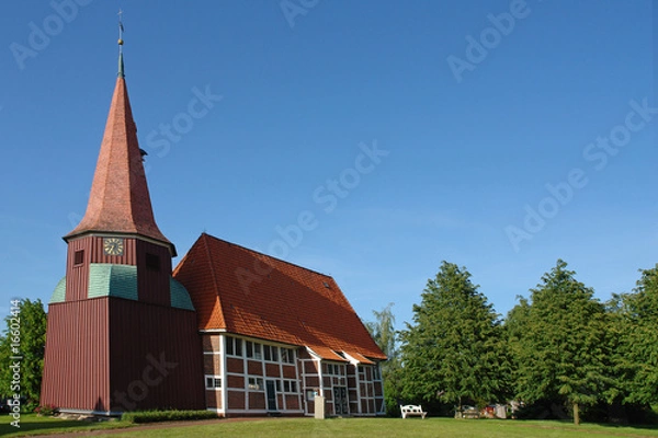 Obraz Fachwerkkirche