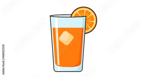 Fototapeta Elegant and simple illustration of a brown coffee cup filled with a hot beverage. A vector icon concept for a morning routine, cafe, and caffeine boost.