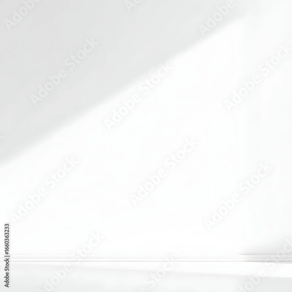 Obraz a pretty white wall