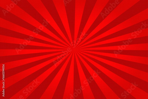 Fototapeta Red burst abstract background