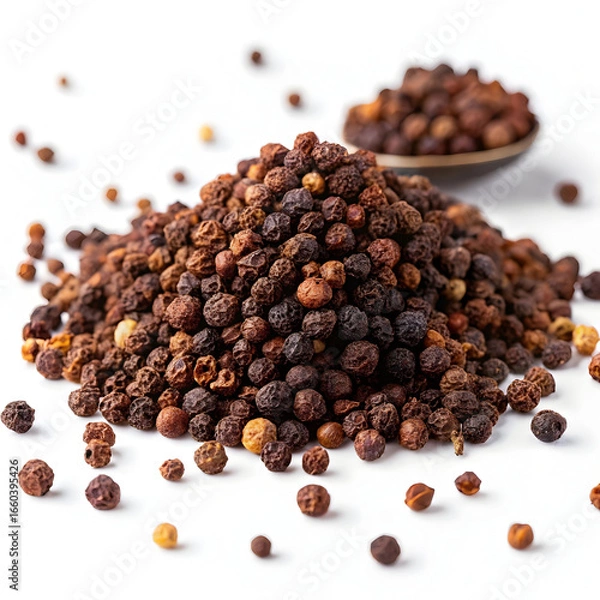 Fototapeta Dried paradise seeds, also called grains of paradise, are spicy, peppery seeds used for seasoning,