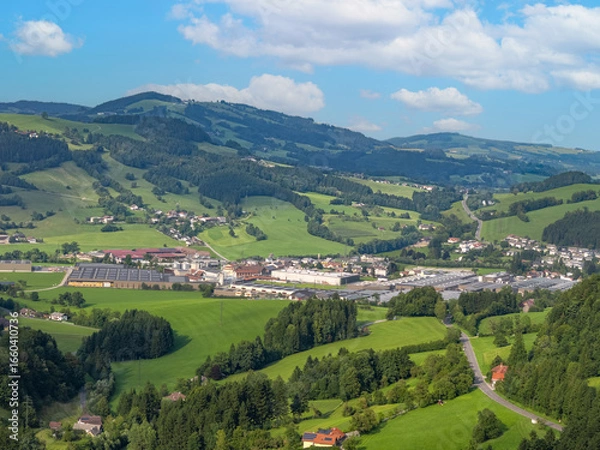 Obraz Luftbild Gresten Niederösterreich