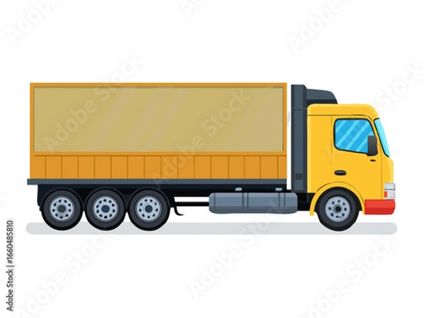 Fototapeta truck isolated on white