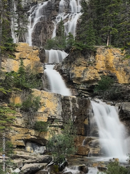 Obraz waterfall in the mountains