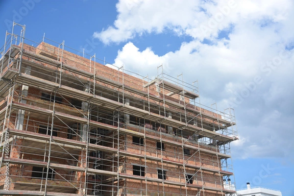 Fototapeta edificio de nueva construcción
