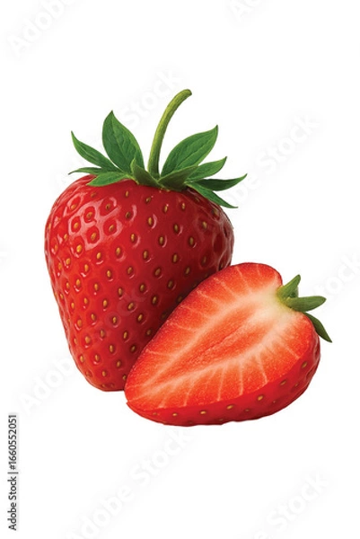 Obraz strawberry isolated on white