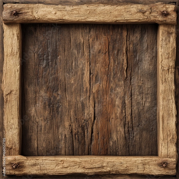 Obraz old wooden frame