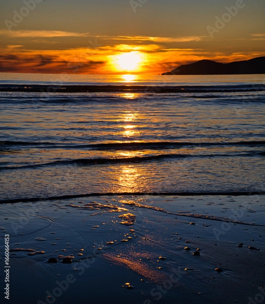 Obraz Raumati South Sunsets, Aotearoa New Zealand