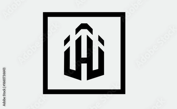 Fototapeta BLACK AND WHITE VECTOR DESIGN