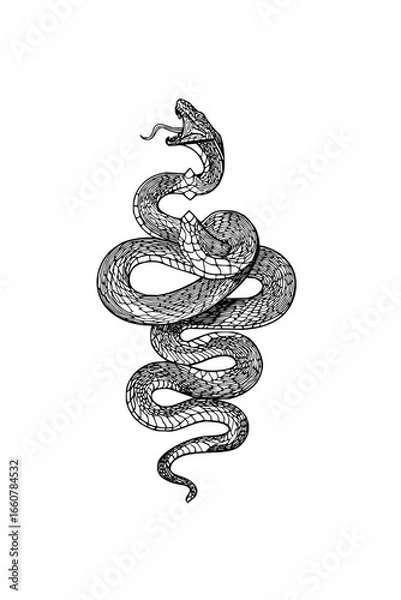 Obraz Kundalini serpent chakra energy Kundalini energy and chakra awakening Symbolizes spiritual power, healing, and mystical transformation 