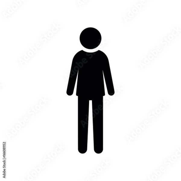Fototapeta Man icon