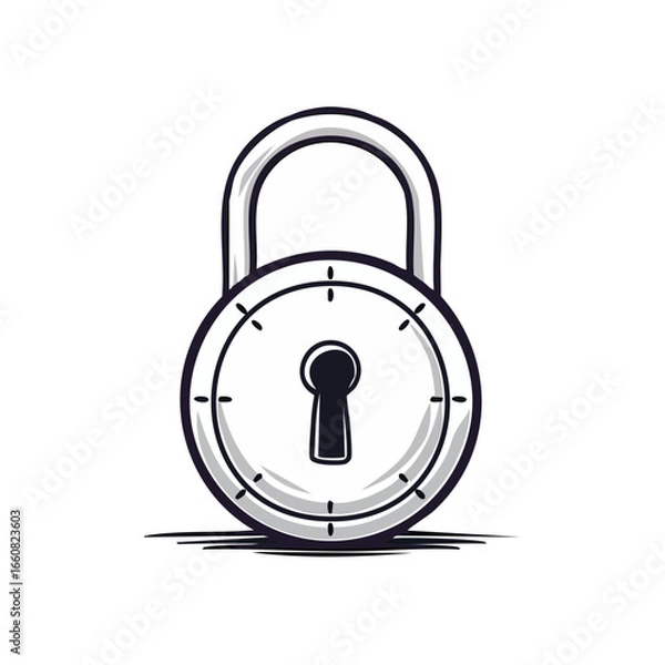 Obraz vector lock icon