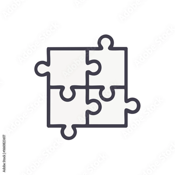 Obraz jigsaw puzzle piece