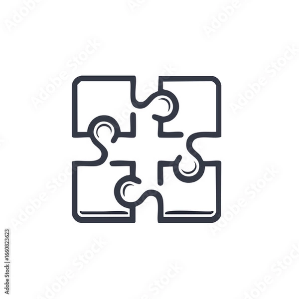 Obraz 3d puzzle piece