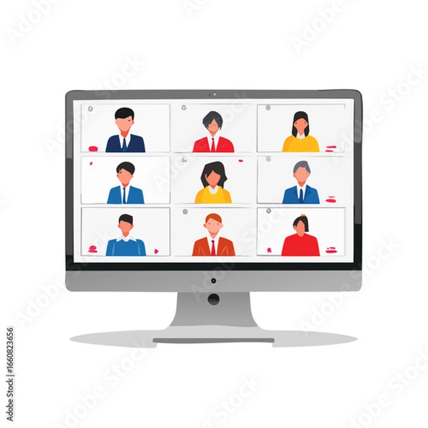 Obraz social network concept