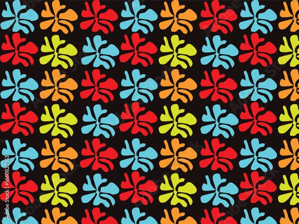 Fototapeta seamless floral pattern