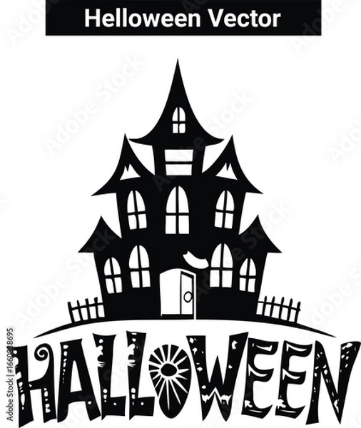 Fototapeta Collection of Happy Halloween Icons,set of halloween elements,Vector Illustration spooky halloween elements set illustration


