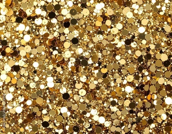 Obraz ゴールドスパンコールの背景