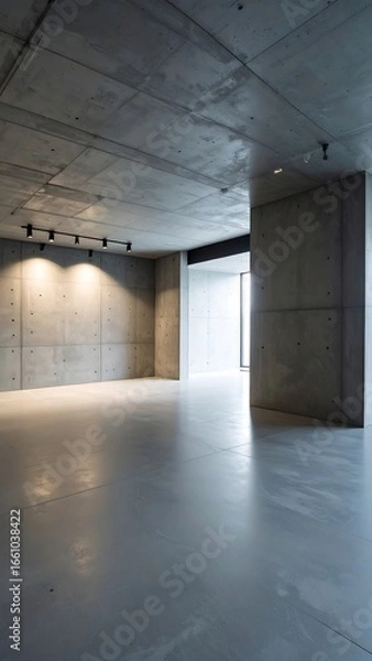 Obraz Empty modern concrete interior