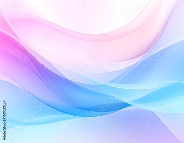 Fototapeta Pastel Wave Abstract Background Design