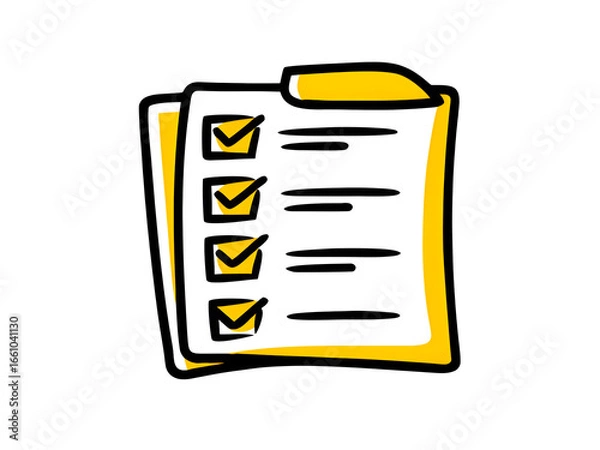 Fototapeta green checkmark checklist icon png file transparent background.