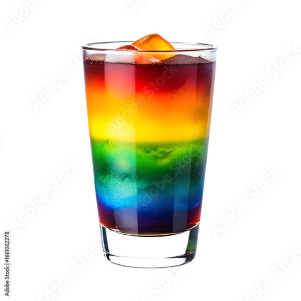 Fototapeta rainbow drink 