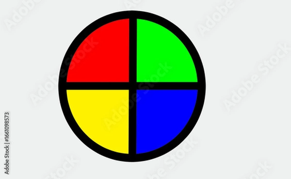 Fototapeta vector for colorful circular designs