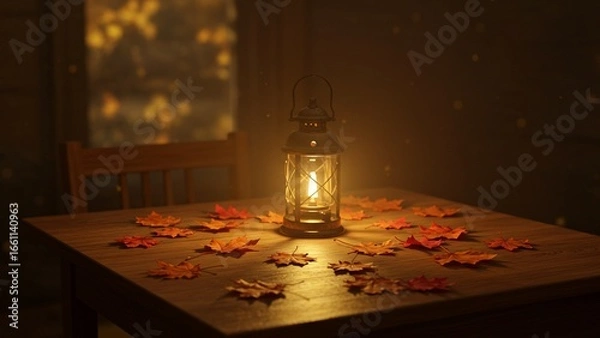 Obraz table with candles