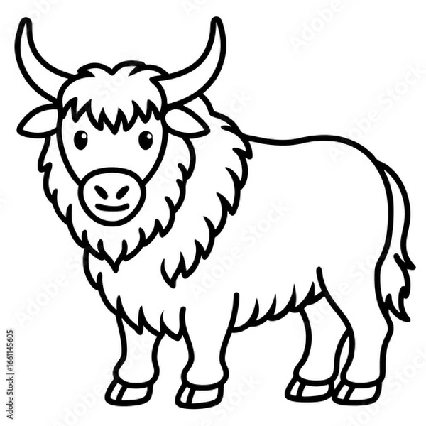 Fototapeta Bison icon