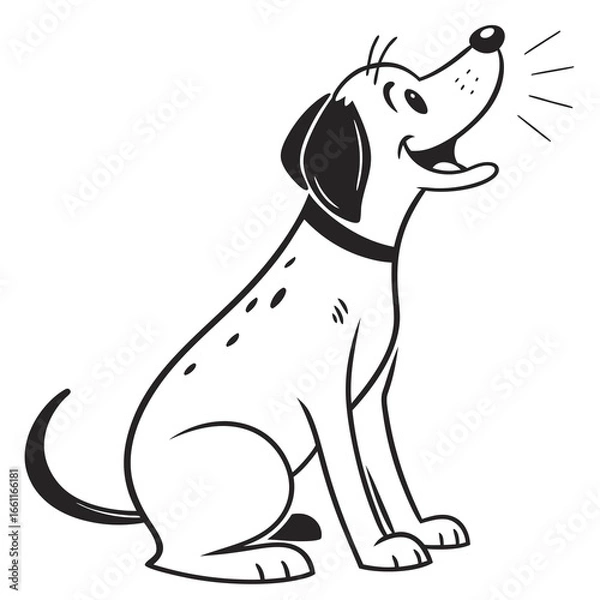 Obraz beagle dog vector illustration