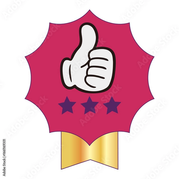 Obraz イイネ、話題の商品マーク