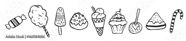 Fototapeta Candy Floss vector