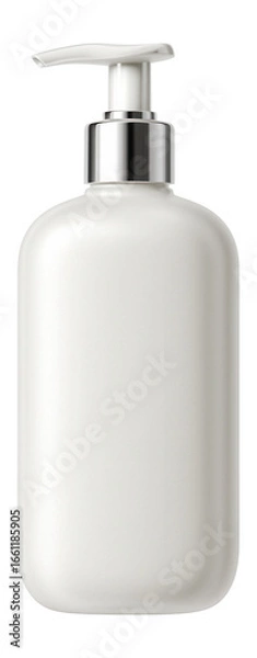 Obraz Plastic cleansing gel bottle with pump