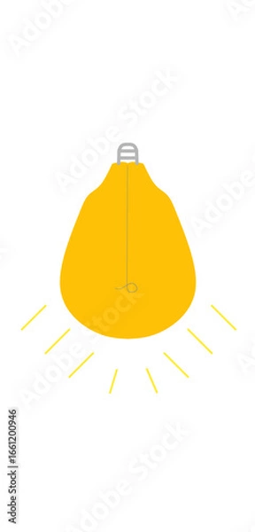 Obraz shining light icon