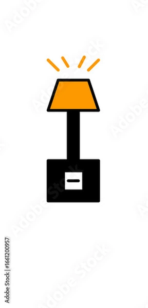 Obraz shining light icon