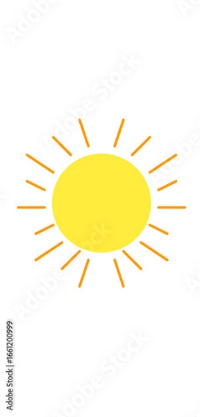 Obraz sun vector illustration