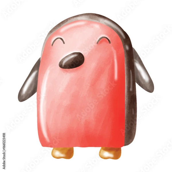 Fototapeta red penguin