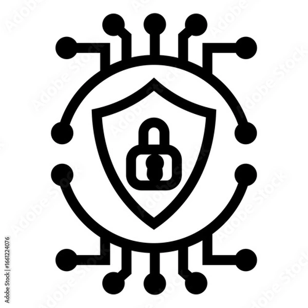 Fototapeta Cyber Security Icon