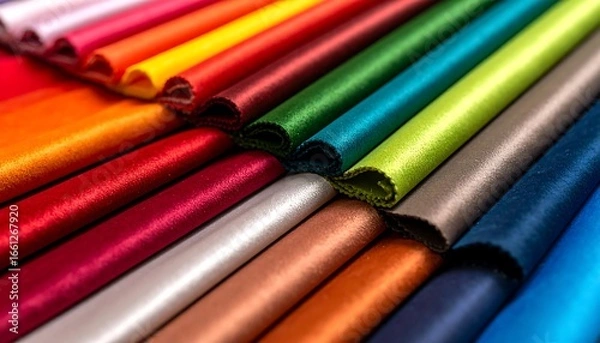 Obraz Multicolored fabric samples