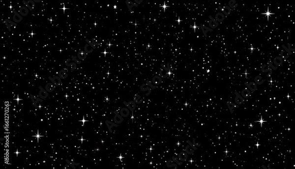 Obraz Starry night sky background